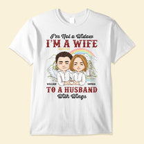 Wife To Husband With Wings - Personalized Shirt
