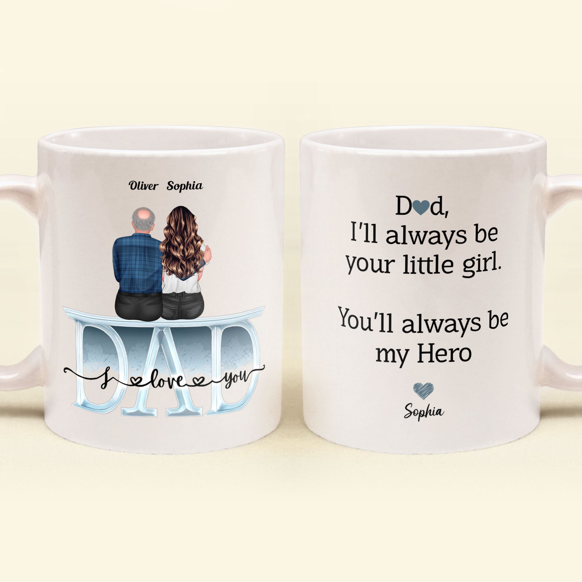 Will Always Be Your Little Girl Little Boy - Personalized Mug – Macorner