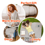 Wine Drinking Binge Watching  - Personalized Blanket - Birthday Gift For Her, Girl, Woman