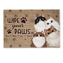 Wipe Your Paws - Personalized Doormat