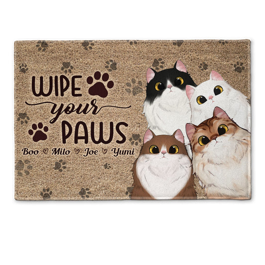 Wipe Your Paws - Personalized Doormat