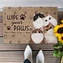 Wipe Your Paws - Personalized Doormat