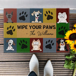 Wipe Your Paws - Personalized Doormat