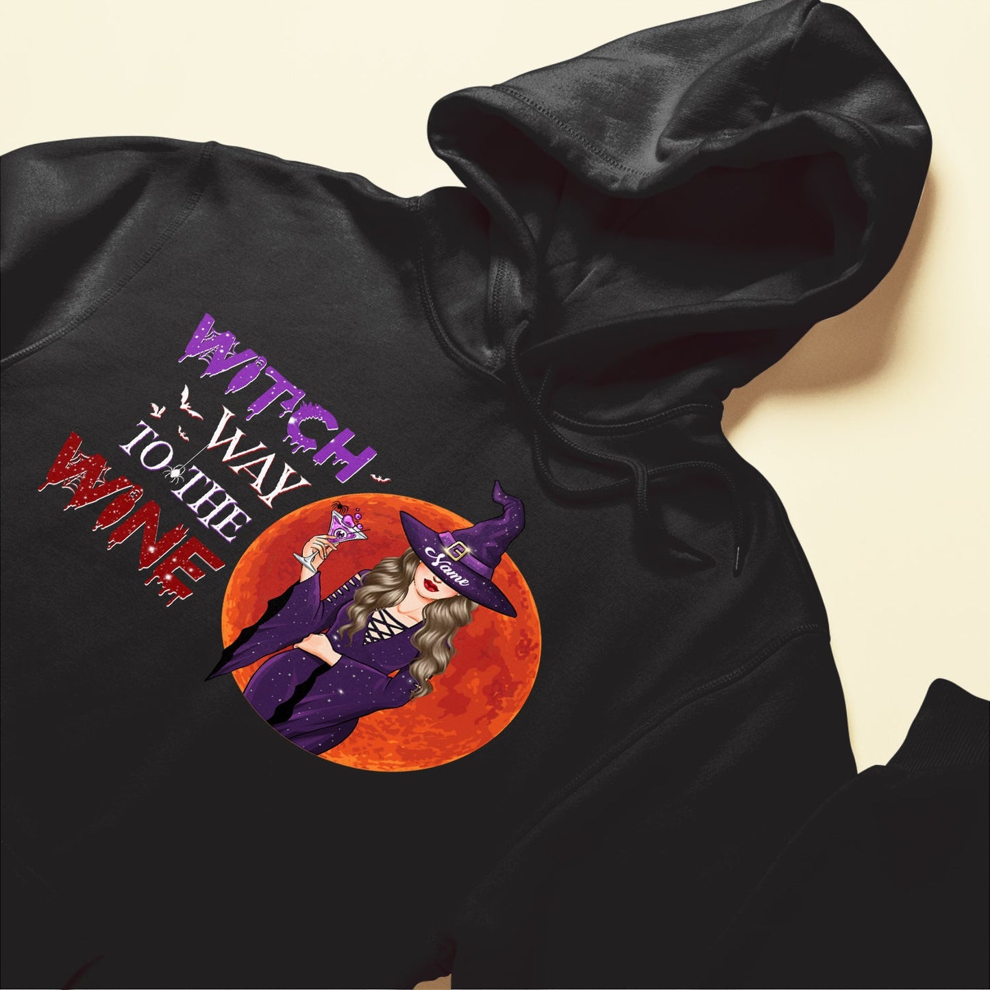 Witch Way To The Wine - Personalized Shirt - Halloween Gift For Witches