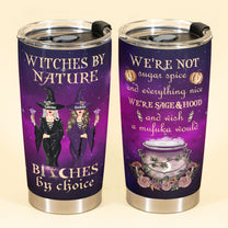 Witches By Nature - Personalized Tumbler Cup - Halloween Gift For Witches