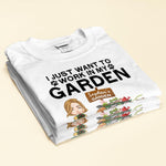 Work In My Garden And Hang Out With My Dogs - Personalized Shirt
