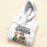 Work In My Garden And Hang Out With My Dogs - Personalized Shirt