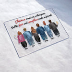 Work Made Us Colleagues - Personalized Acrylic Plaque - Birthday Gift Leaving Gift For Colleagues, Besties, Friends