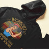Workout Because Murder Is Wrong - Personalized Shirt - Gift For Gymers - Strong Woman