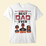 World's Best Dad Ever (Light Version) - Personalized Shirt