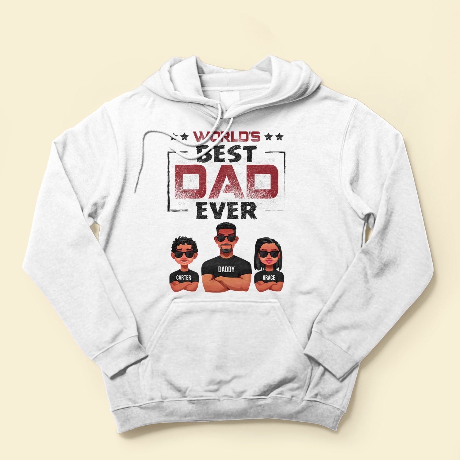 World's Best Dad Ever (Light Version) - Personalized Shirt