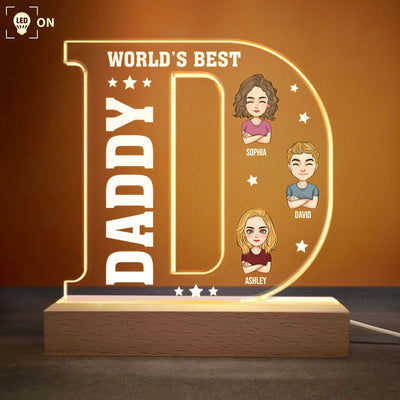 World‘s Best Dad - Personalized LED Light