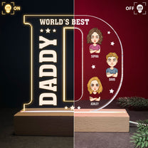 World‘s Best Dad - Personalized LED Light