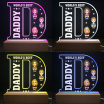 World‘s Best Dad - Personalized LED Light