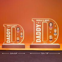 World‘s Best Dad - Personalized LED Light