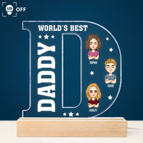 World‘s Best Dad - Personalized LED Light