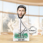 World's Greatest Farter Funny For Dad - Personalized Photo Shaking Head Acrylic Standee