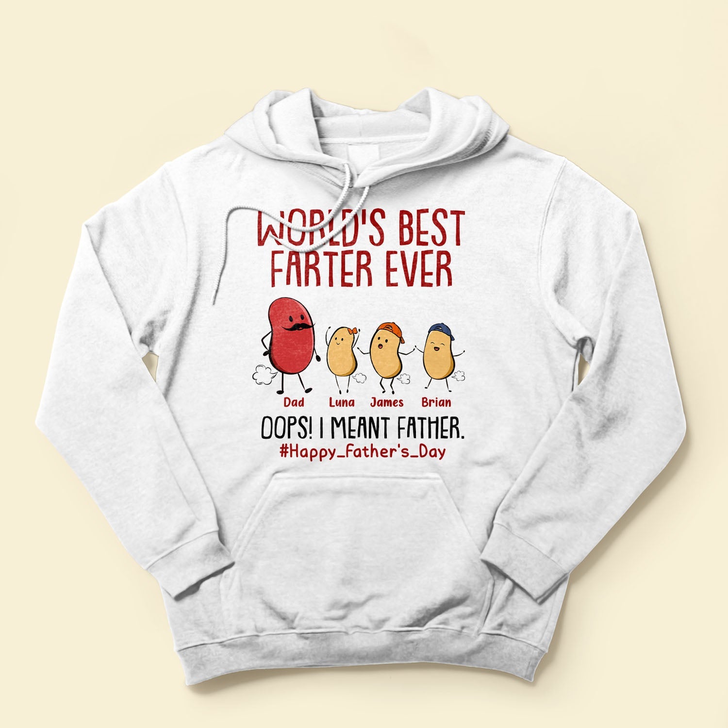 World's Best Farter Ever I Mean Father Funny - Personalized Shirt Father's Day
