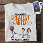 World's Best Farter Ever - Personalized Photo Shirt