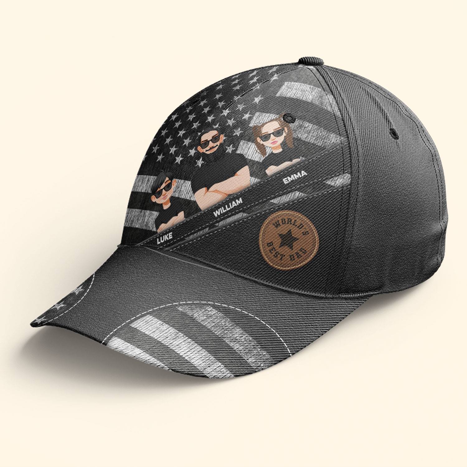 World's Best Dad - Personalized Classic Cap