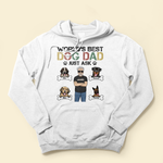 World's Best Dog Dad - Personalized Shirt - Birthday, Father's Day Gift For Dog Lover, Dog Dad, Pawdre