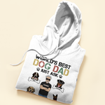 World's Best Dog Dad - Personalized Shirt - Birthday, Father's Day Gift For Dog Lover, Dog Dad, Pawdre