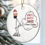 World's Greatest Farter - Personalized Ceramic Photo Ornament
