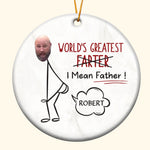 World's Greatest Farter 2 - Personalized Ceramic Photo Ornament