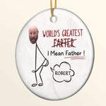 World's Greatest Farter 2 - Personalized Ceramic Photo Ornament