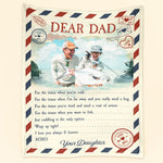 Wrap Up Tight Dad - Personalized Photo Blanket