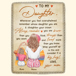 Wrap Yourself Up And Consider It A Big Hug - Personalized Blanket