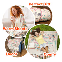 Wrap Yourself Up In Our Love - Personalized Blanket