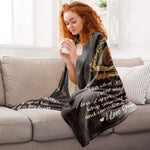 Wrap Yourself Up With This Ver 2 - Personalized Photo Blanket - Birthday, Loving Gift For Grandma, Grandpa, Mom, Dad