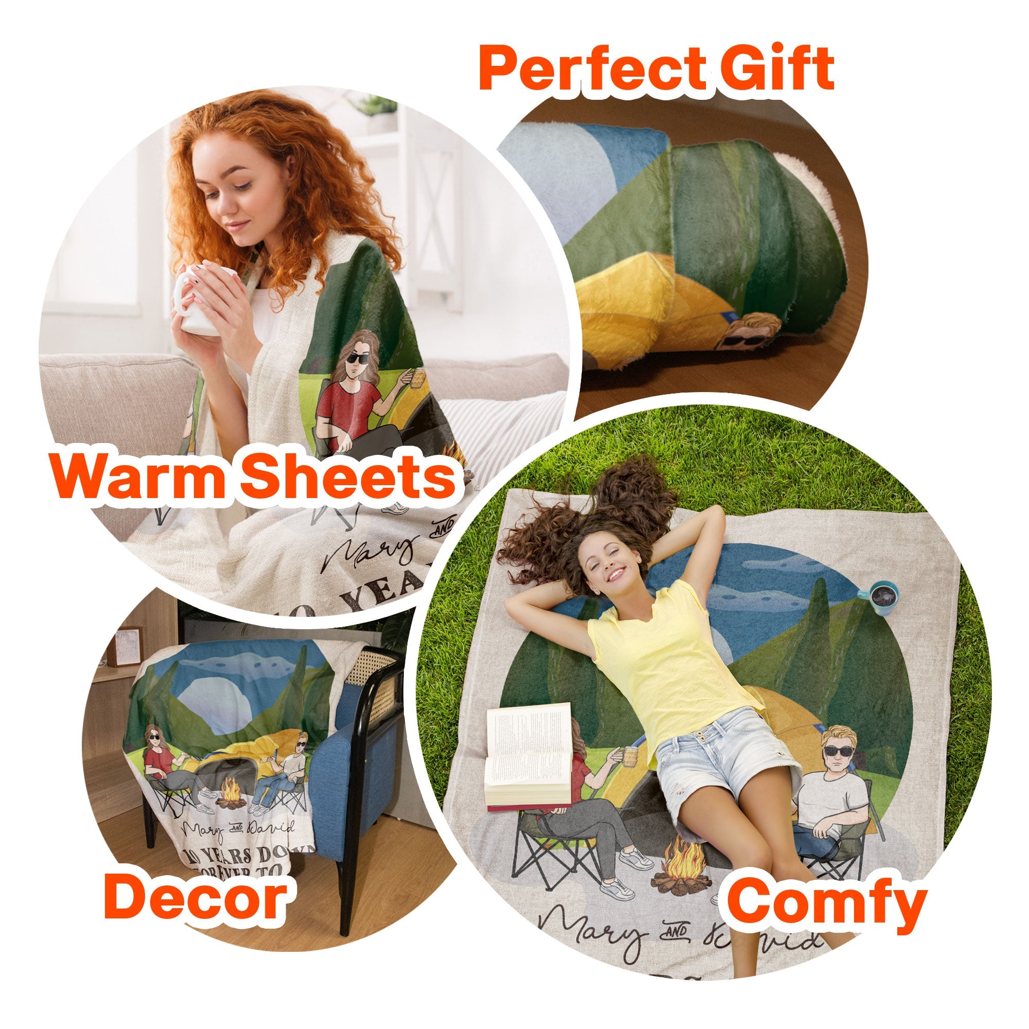 Years Down, Forever To Go - Personalized Blanket