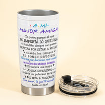 Yo estaré ahí para ti, Amigas Custom - Personalized Tumbler Cup - Gift For Friends