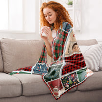 You And Me And Christmas - Personalized Blanket