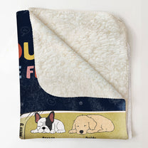 You And Me And Fur Babies - Personalized Blanket