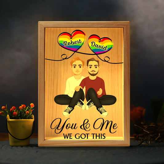 You And Me - Personalized Frame Light Box