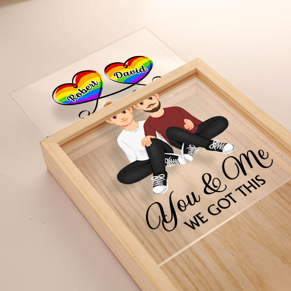 You And Me - Personalized Frame Light Box