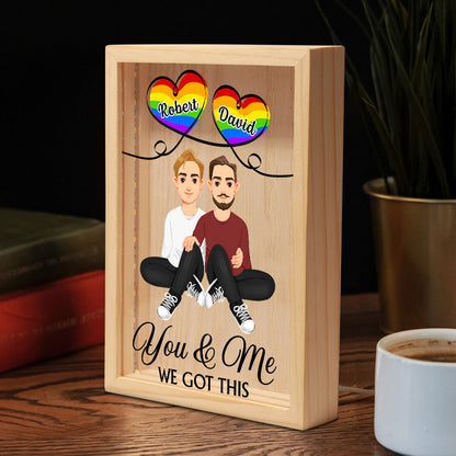 You And Me - Personalized Frame Light Box