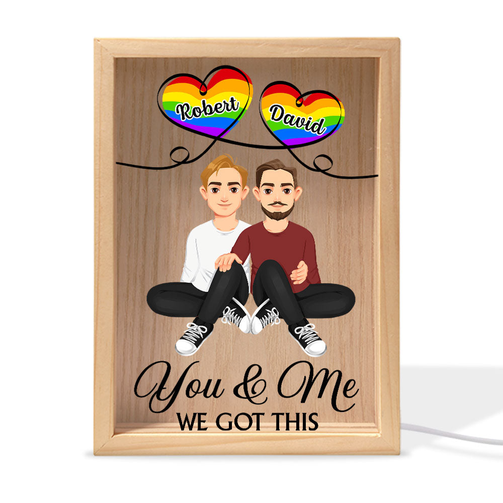 You And Me - Personalized Frame Light Box