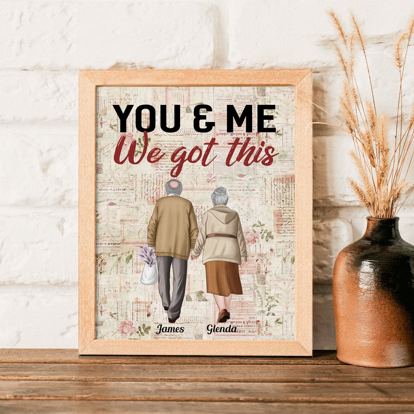 You And Me We Got This - Personalized Poster - Anniversary, Valentine's Day Gift For Husband, Wife