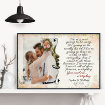 You And Me... Everyday - Personalized Poster/Canvas - Anniversary, Valentine's Day Gift For Spouse, Husband, Wife, Lovers, Girlfriend, Boyfriend