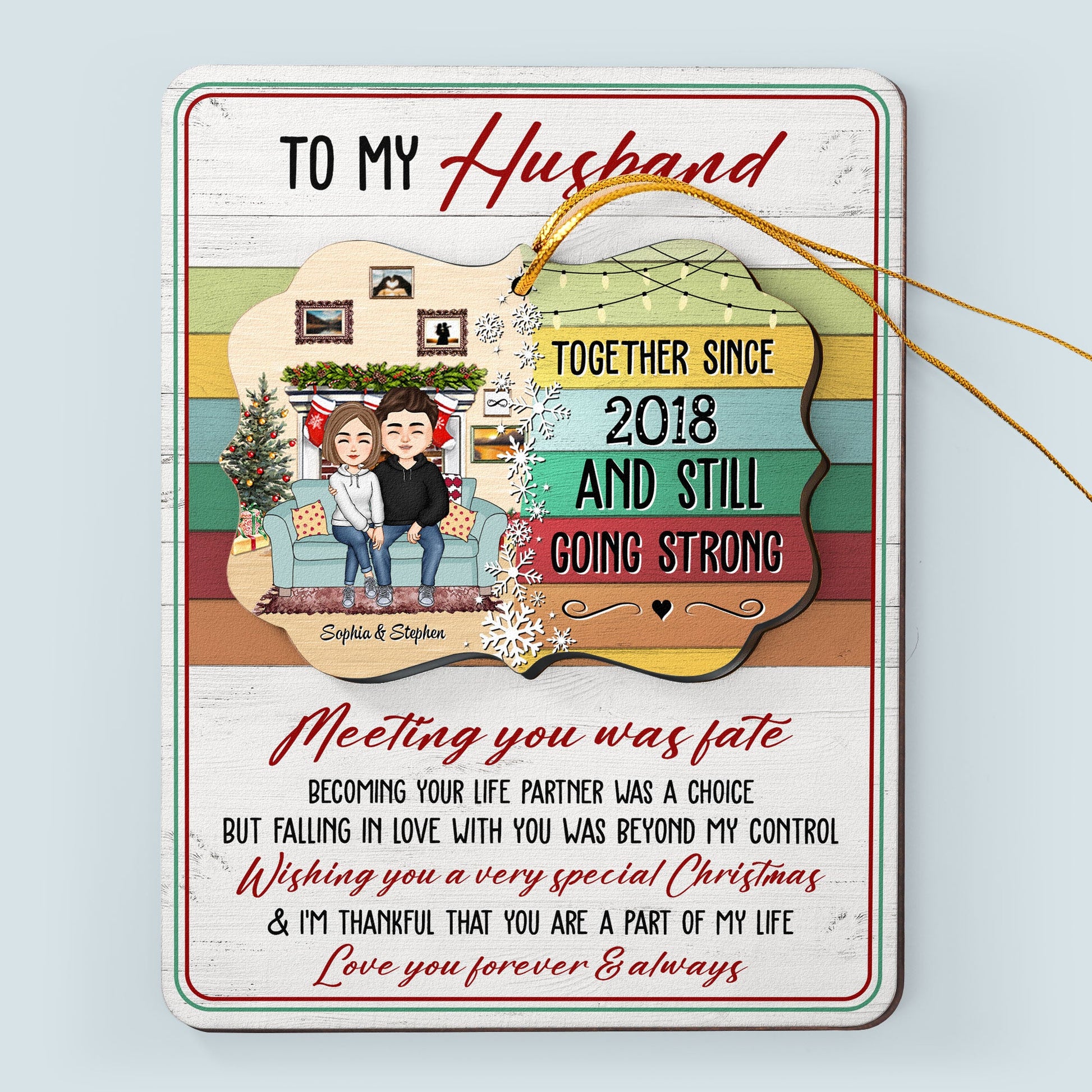 Personalized I Love You Cards, Wooden Cards