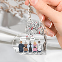 You Are Always In My Heart - Personalized Acrylic Keychain