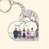 You Are Always In My Heart - Personalized Acrylic Keychain