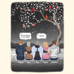 You Are Always In My Heart - Personalized Blanket