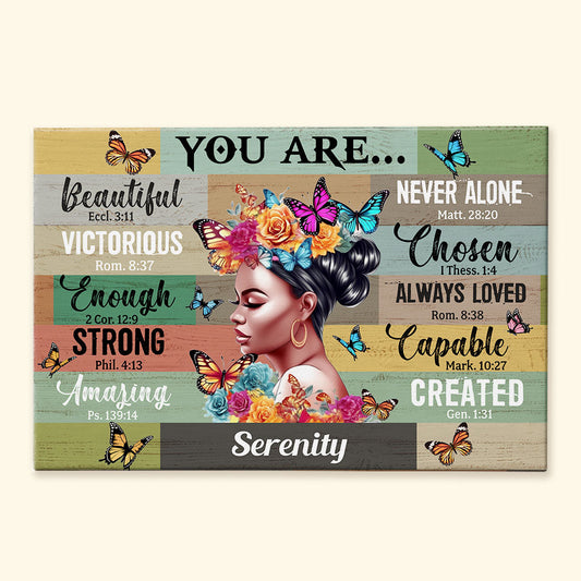 You Are Amazing - Personalized Wrapped Canvas