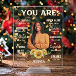 You Are Beautiful Victorious - Personalized Acrylic Photo Plaque
