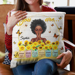 You Are Beautiful Victorious - Personalized Pillow (Insert Included) - Birthday Gifts For Black Women, Sister, Bestie, Daughter